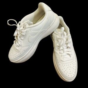Nike All-White Athletic Shoes